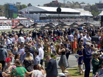 Lawnstand Seating - Melbourne Cup Carnival