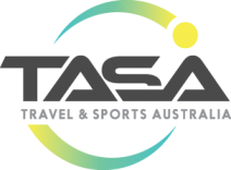 TASA logo Travel and Sports logo