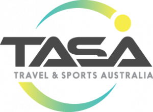 Travel and Sports Australia TASA logo color