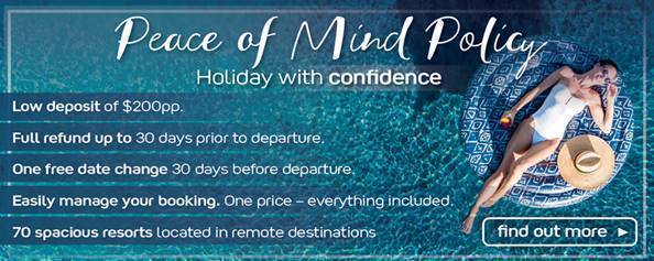 Peace of mind policy with ClubMed