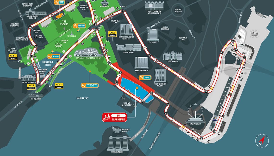Formula 1 Singapore Grand Prix - Bay Grandstand
