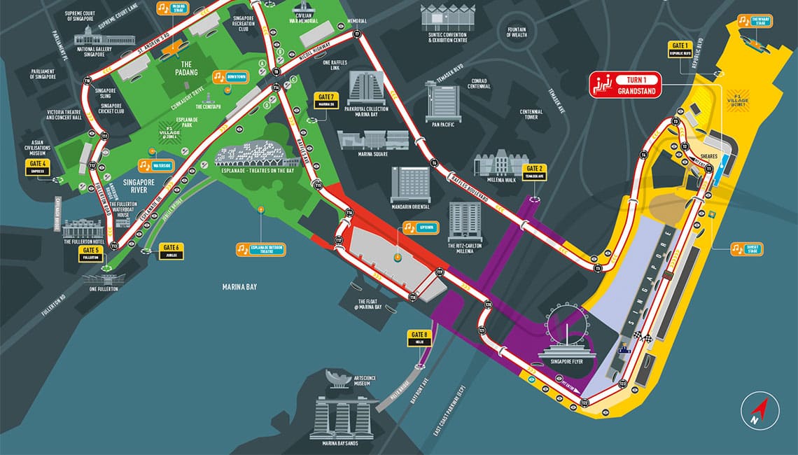 Formula 1 Singapore Grand Prix - Turn 1 Grandstand